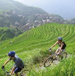 cycling around longji