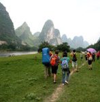 hiking around yangshuo countryside